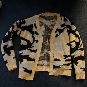 Camouflage Patterned Cardigan. Shein. Small. New without tags.